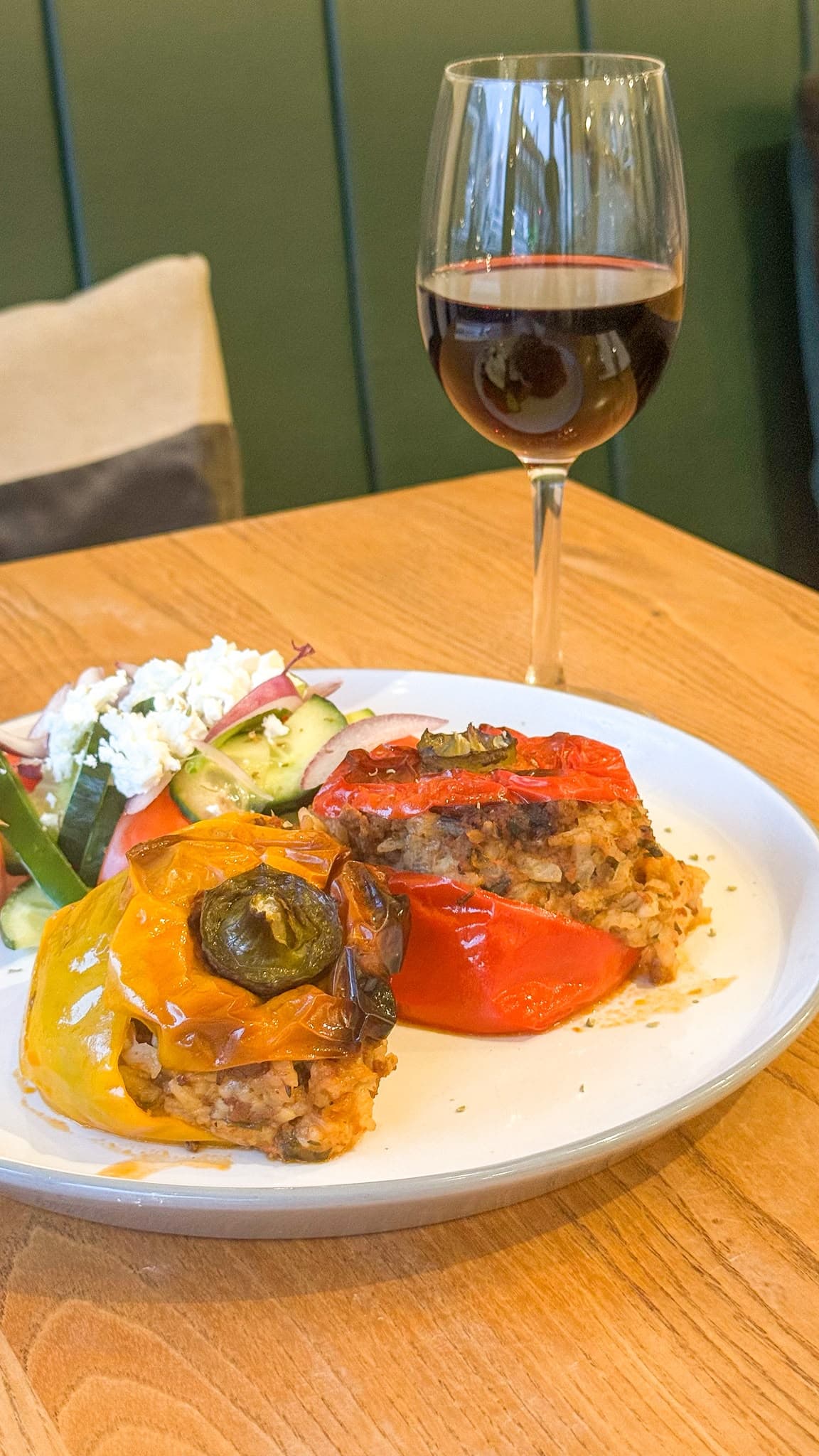 Gemista with Meat